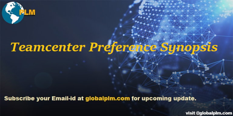 Teamcenter Preference Synopsis