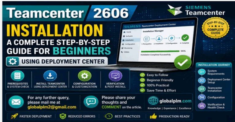 Teamcenter Installation 2606: A Complete Step-by-Step Guide for Beginners (Using Deployment Center)